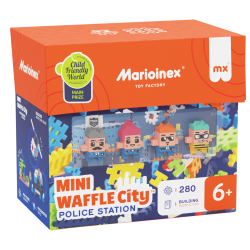 Marioinex - Мини-конструктор Waffle CITY Полицейская станция 280 шт. 905852