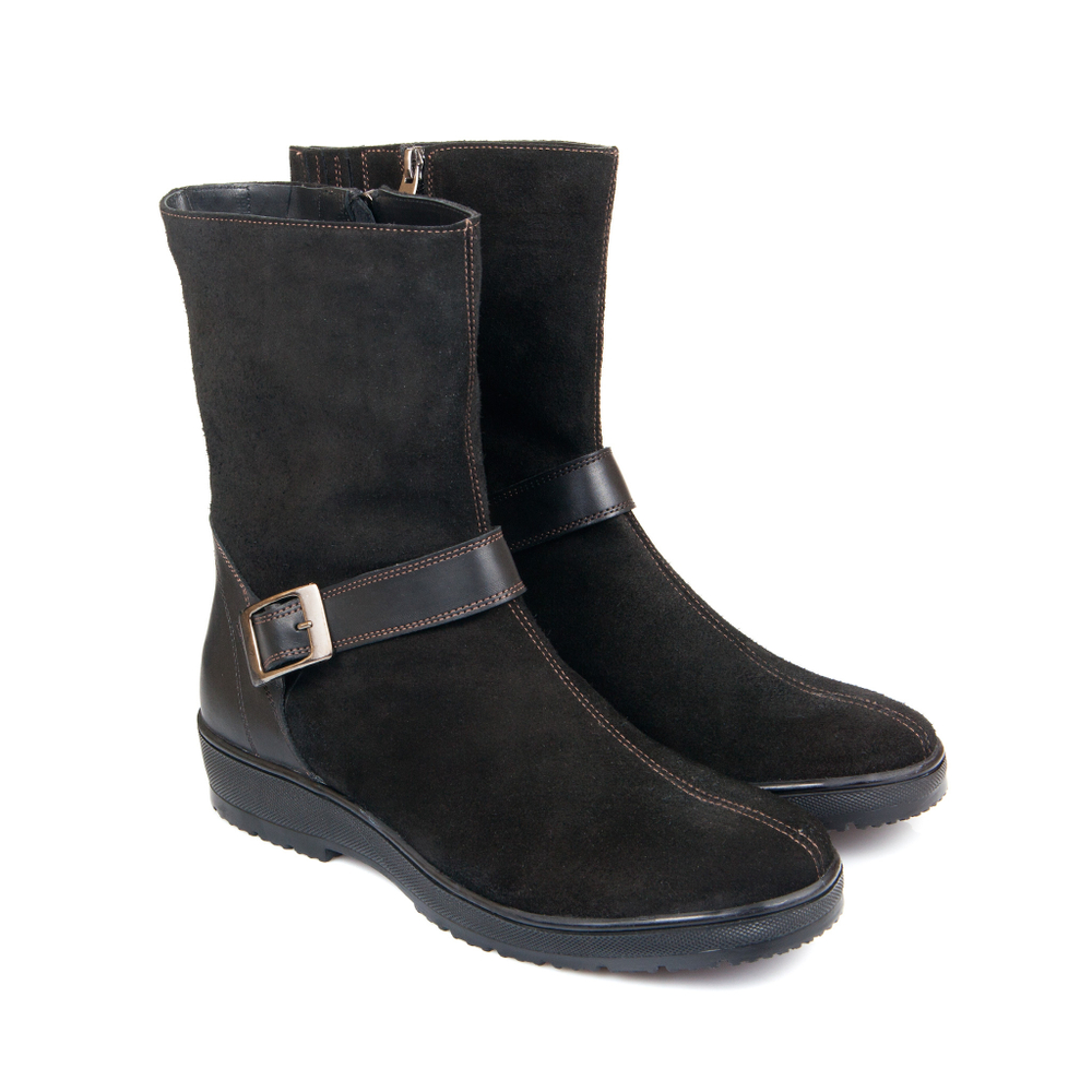 626459 полусапожки женские черные