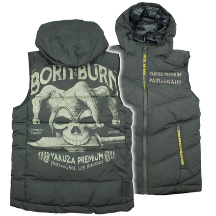 Безрукавка темно-оливковая Yakuza Premium 3966