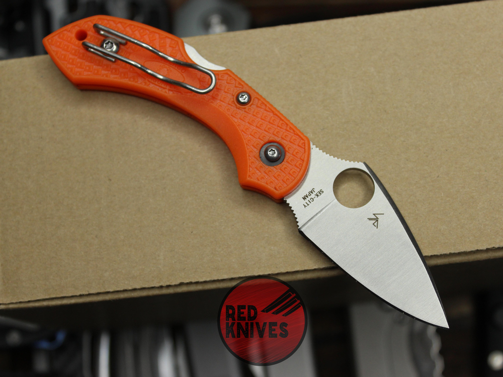 Нож Spyderco Dragonfly 2 C28POR2 - рукоять оранж