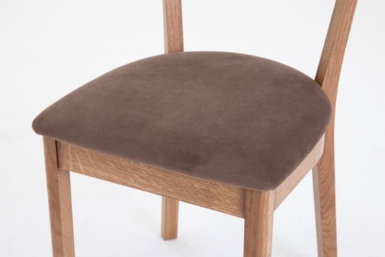 Стул Бари (дуб тон Светлый дуб, ткань  002 -  Velutto 23)