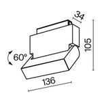 Трековый светильник Technical TR013-2-10W3K-B