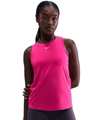 Женский топ теннисный Nike Dri-FIT Nike One Classic - rush pink/white