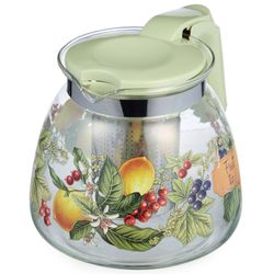ЗАВАРОЧНЫЙ ЧАЙНИК AGNESS С ФИЛЬТРОМ "ФРУКТЫ" 900 МЛ.