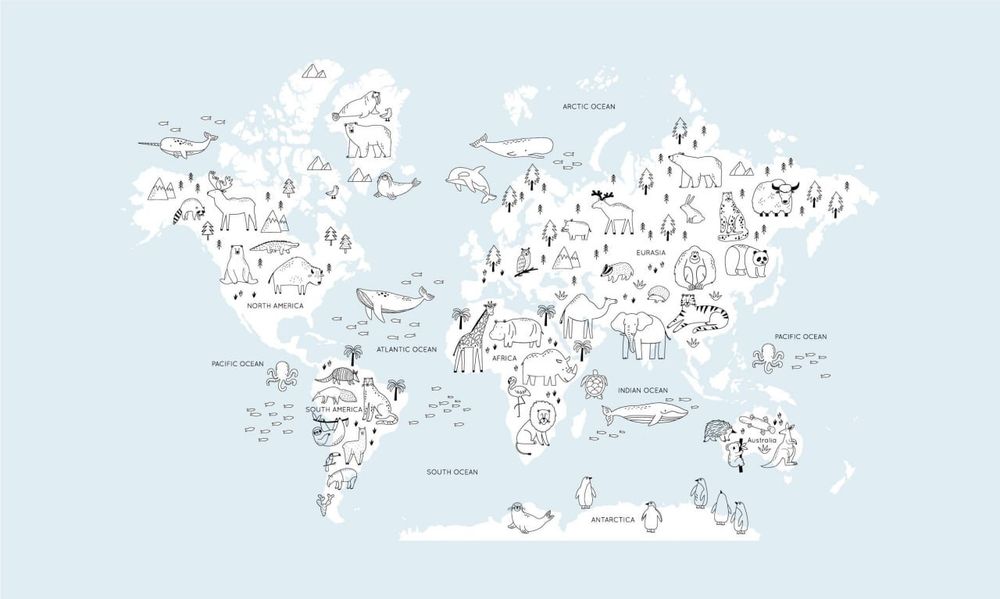 Бесшовная фреска KIDS-77, 2,7 м (Ширина 4 м)