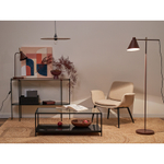 Столик журнальный Bergenson Bjorn Mayen, 100х50 см, черный