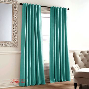 Шторы бархат Royal (морская волна)