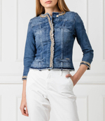 джинсовая куртка Liu Jo - голубой(UXX039 D4128)