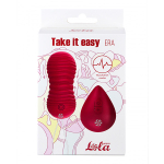 Бордовые вагинальные виброшарики 8,3см с пультом ДУ Lola Games Take It Easy Era 9021-09lola
