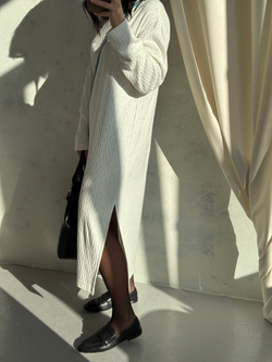 Платье «Косы» молочное