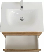 Тумба с раковиной BelBagno MARINO-CER-N-600-2C-SO-RR-P Rovere Rustico
