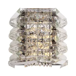 SL6137.101.02 Светильник настенный ST-Luce никель/прозрачный E14 2*40W STROZZI