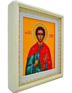 Икона Романа Никомидийского ручной работы.
