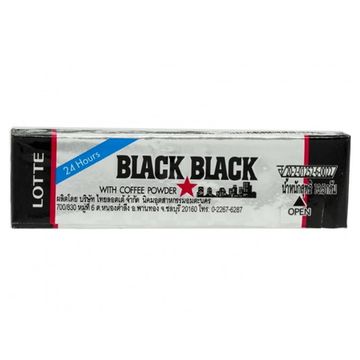 Жевательная резинка Lotte Black Black (9 пластинок), 13,5 г (Таиланд)