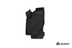 Коврик в салон для LADA Kalina, 2004-, передний левый, 1 шт. (полиуретан) ELEMENT3D5204210KFL