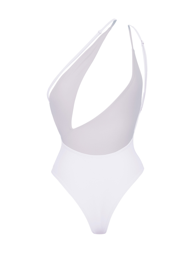Слитный купальник Paula — Ice white