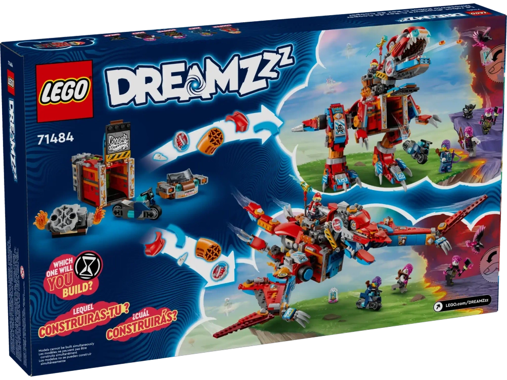 Конструктор LEGO DREAMZzz 71484 Робот-динозавр Купера C-Rex