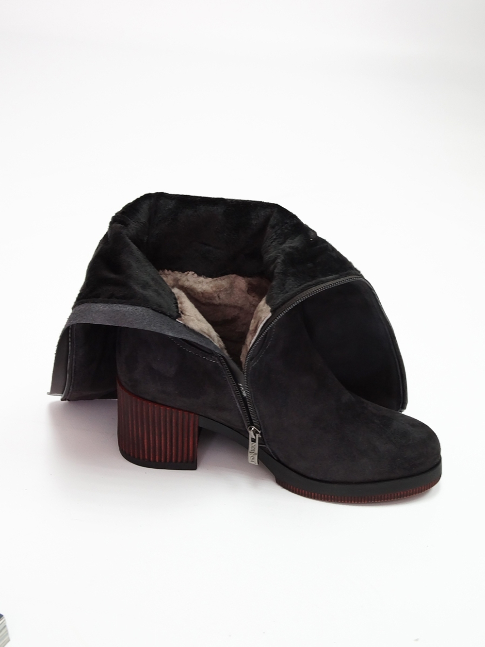 Сапоги женские зимние натуральная замша