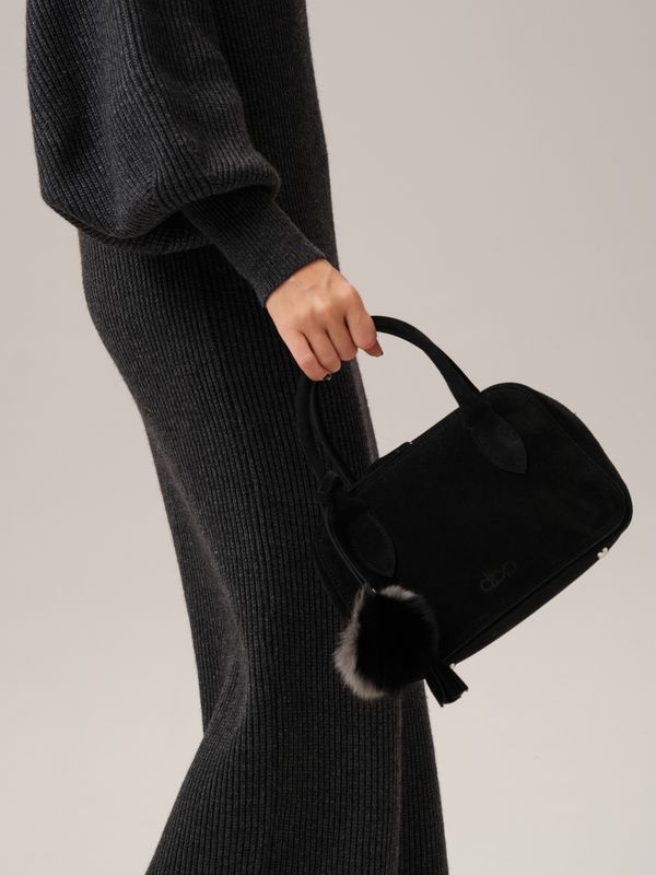 Замшевая сумка DBR 31348 черный