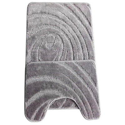 Коврик из полипропилена на латексной основе, "L'CADESI LEMIS", 50см из 2 штук,3019 сер