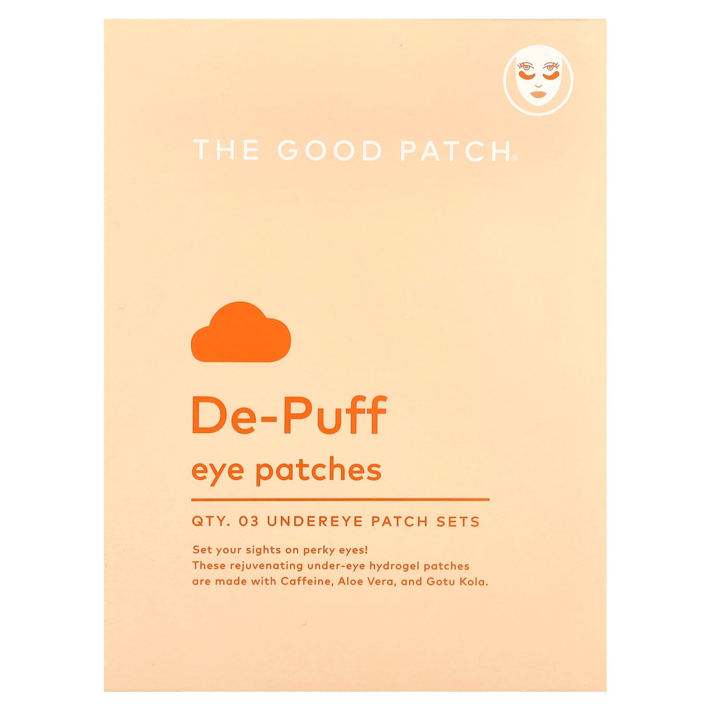 The Good Patch, Патчи для снятия отечности, 3 набора