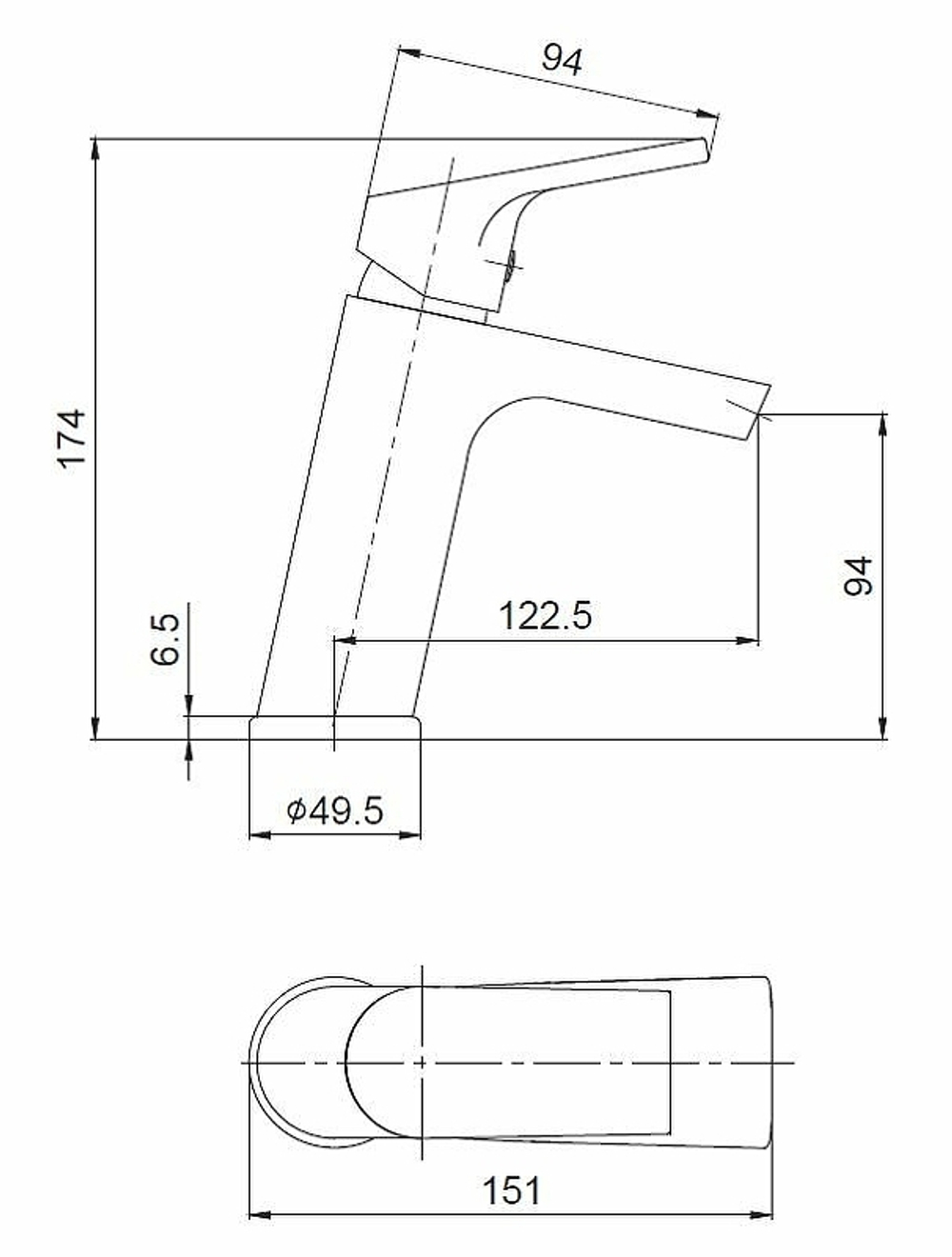 СМЕСИТЕЛЬ ДЛЯ РАКОВИНЫ ESKO ONTARIO ON - 26