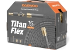 Шланг DAEWOO Titanflex 15 м, 5/8 дюймов, 15 мм, с комплектом для полива DWH 9122