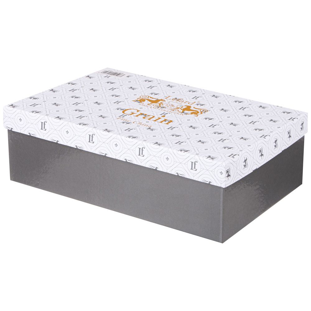 ЧАЙНЫЙ НАБОР LEFARD "GRAIN" НА 2 ПЕР. 4 ПР. 275 МЛ СЕРЫЙ (КОР=12НАБ.)