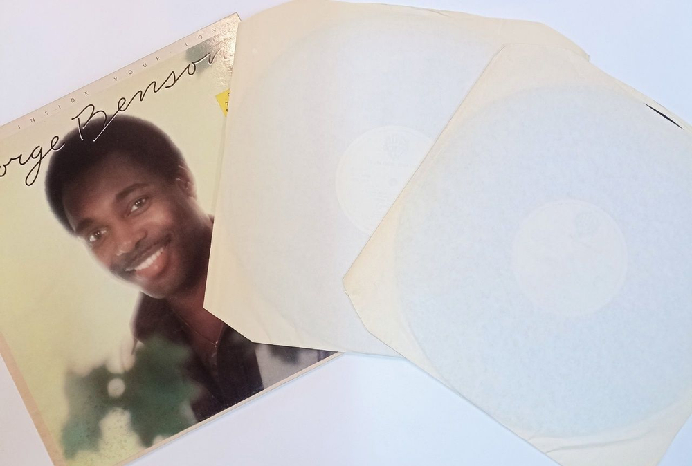 Винтажная виниловая пластинка LP George Benson Livin Inside Your Love (UK 1979)