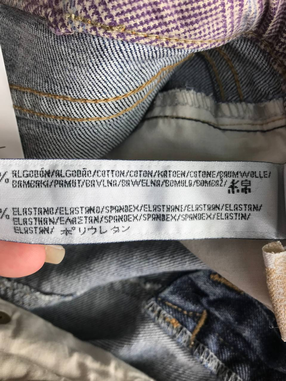 Юбка джинсовая короткая, маркировка 36, визуально 42 размер