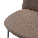 Стул полубарный niels, рогожка, темно-коричневый