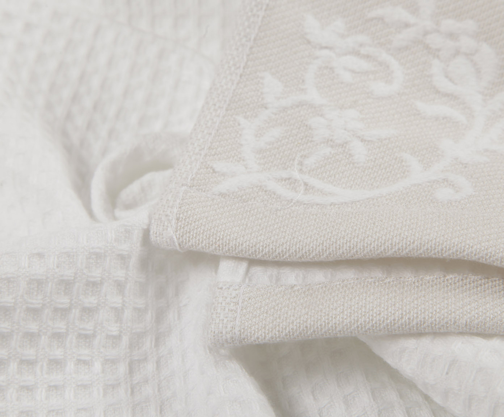 Подарочный набор кухонных полотенец Favo белый-натуральный от Devilla - Португалия