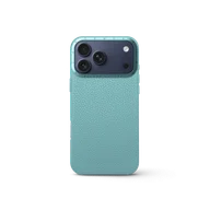 Чехол для iPhone 17 - Зернистая кожа - голубой