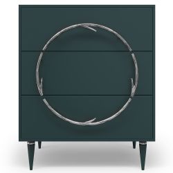 Комод Арт Колор matte Классик Сильвер Зеленый бирюзовый матовый