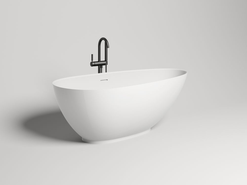 SPOON EDGE Ванна 160x77 отдельностоящая, интегрированный слив-перелив, белый глянцевый BT-SPNEG-16077-OF-WG