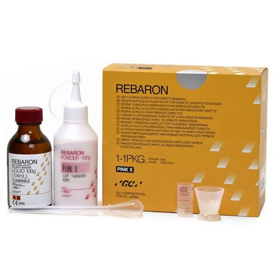 --- Rebaron (100гр.+104мл.) Ребарон, акрил. пластмасса для долгоср. перебазировки съёмн. протезов