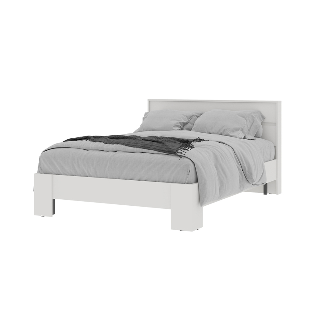 Хелен КР 02 Кровать 140 с ортопедом Белый / Белый