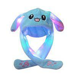 Шапочка Зайчик с двигающимися ушками и подсветкой