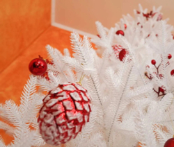 Ель искусственная Царь елка Адель белая 180 см