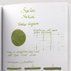 Чернила Sailor Shikiori Waka Uguisu 20 мл (13-1008-211) 4