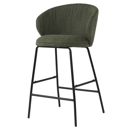 Стул полубарный comfy, рогожка, шпинат