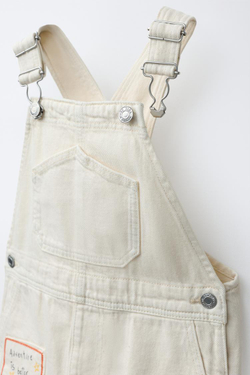 ZARA КОМБИНЕЗОН ИЗ САРЖИ С НАШИВКАМИ TOY STORY © DISNEY PIXAR, ЭКРЮ