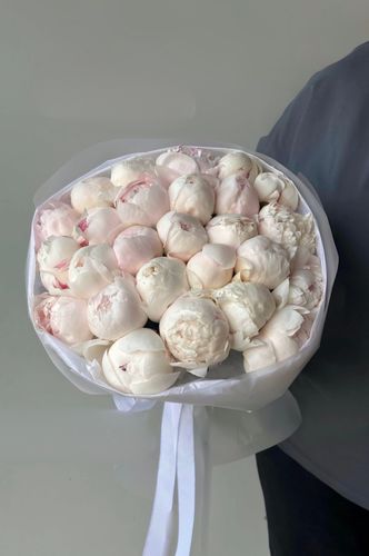 25 Белых пионов