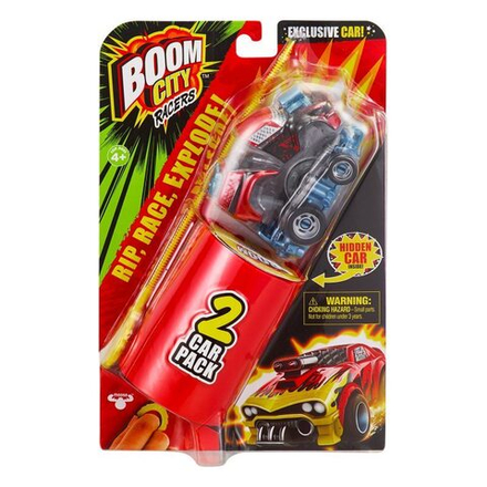 City Racers - набор взрывоопасных машин из 2-х Boom Yah! Серия 1 BCR40057