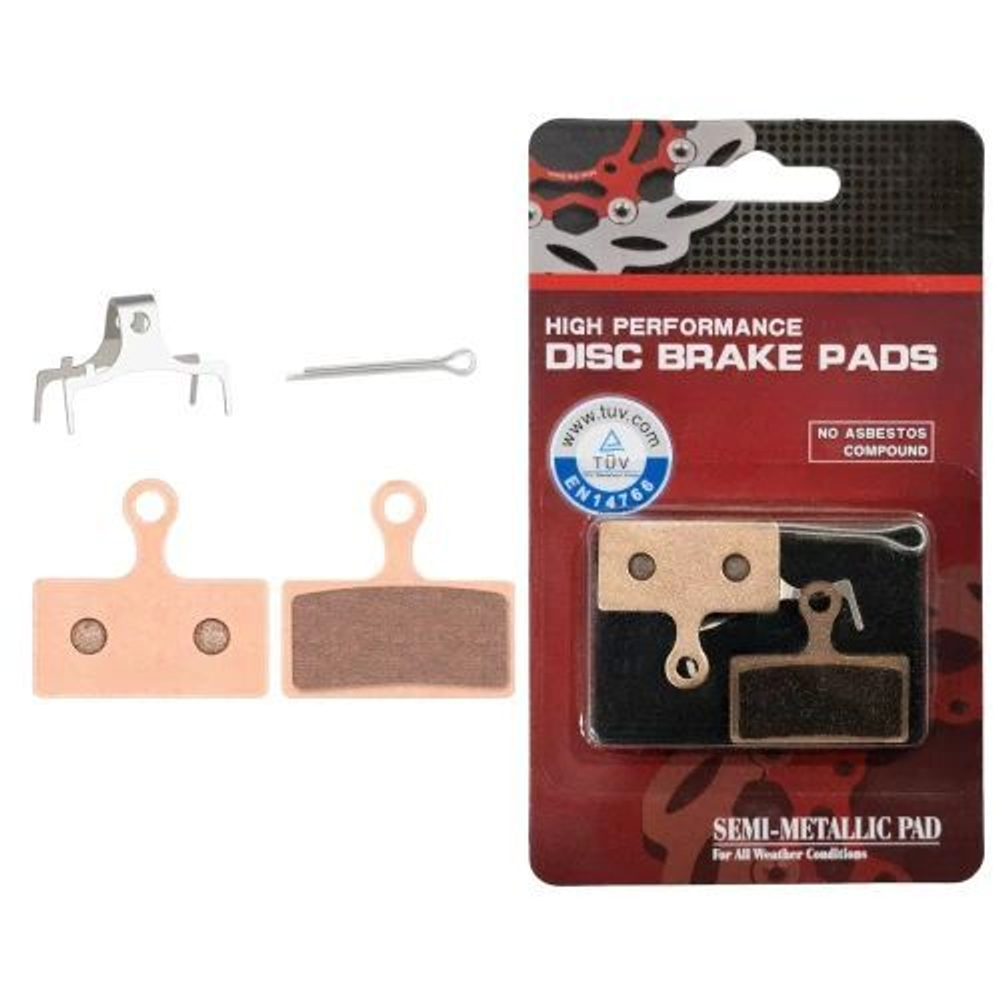 Колодки тормозные медные TP-01F для электросамокатов и велосипедов