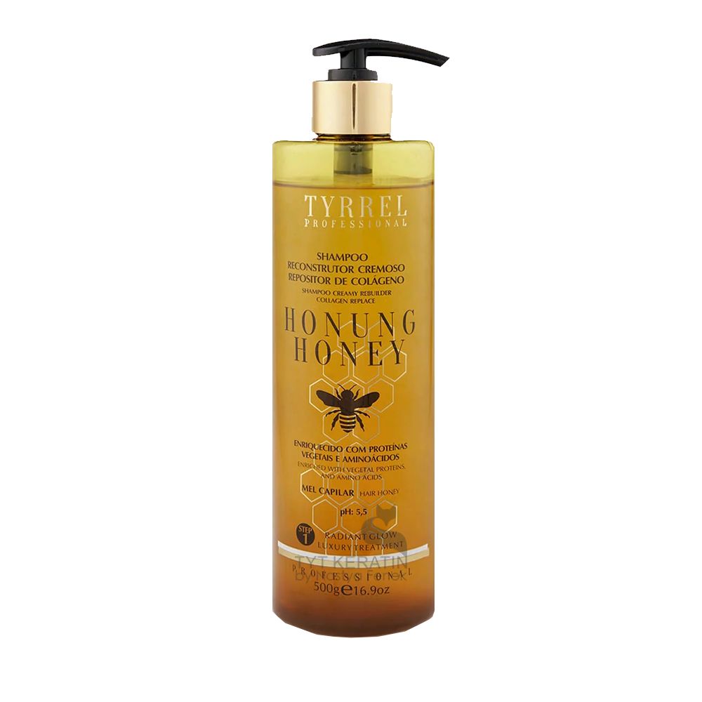TYRREL HONEY Шаг №1 SHAMPOO Восстанавливающий шампунь с коллагеном
