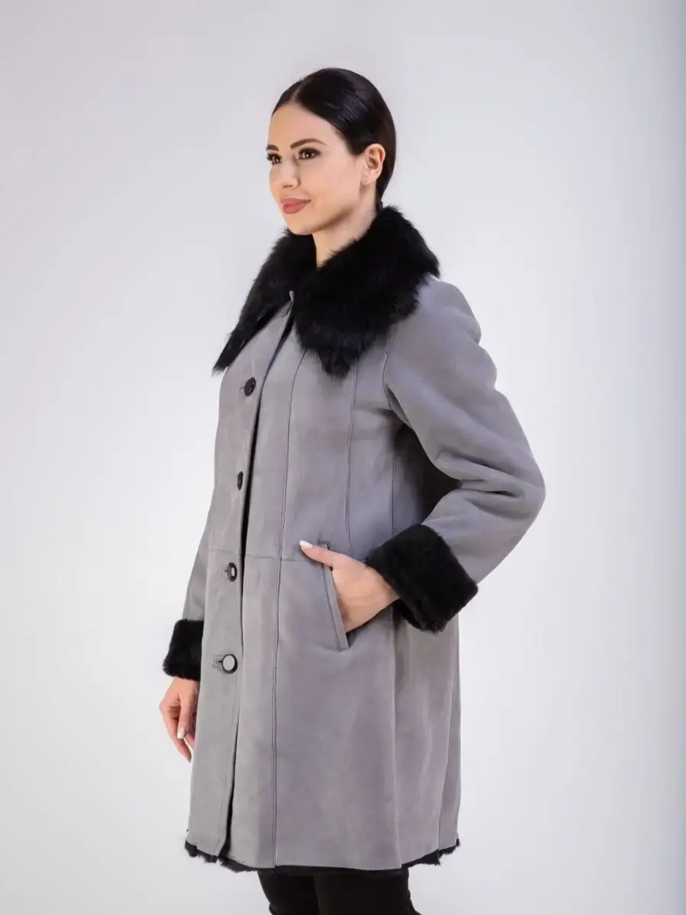 Дубленка натуральная длинная Турция