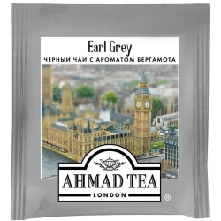 Чай чёрный Ahmad Tea Earl Grey 100 пакетиков (бергамот)
