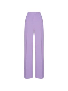 Брюки прямого кроя из крепа