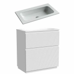 Тумба с раковиной Sancos FOLK Floor FL80FW/CN7012wx 80 Bianco